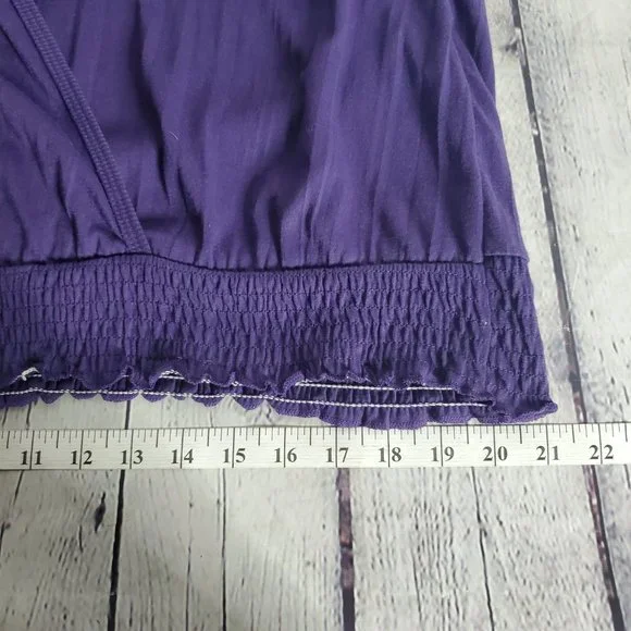Eye Candy Women's Purple Blouse - Picture 6 of 6